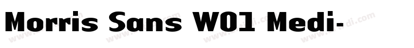 Morris Sans W01 Medi字体转换